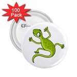 Green lizard 2.25  Buttons (100 pack) 