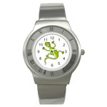 Green lizard Stainless Steel Watch