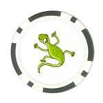 Green lizard Poker Chip Card Guards