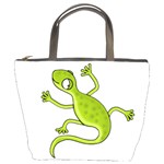 Green lizard Bucket Bags