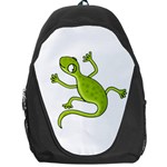 Green lizard Backpack Bag