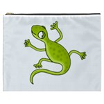 Green lizard Cosmetic Bag (XXXL) 
