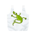 Green lizard Full Print Recycle Bags (S) 