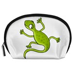 Green lizard Accessory Pouches (Large) 