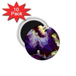 Purple Abstract Geometric Dream 1.75  Magnets (10 pack) 