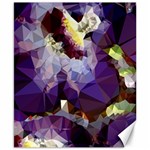 Purple Abstract Geometric Dream Canvas 8  x 10 