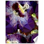 Purple Abstract Geometric Dream Canvas 18  x 24  