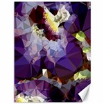 Purple Abstract Geometric Dream Canvas 36  x 48  
