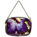 Purple Abstract Geometric Dream Chain Purses (Two Sides) 