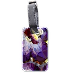 Purple Abstract Geometric Dream Luggage Tags (Two Sides) from ZippyPress Back