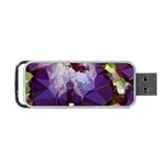 Purple Abstract Geometric Dream Portable USB Flash (One Side)