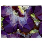 Purple Abstract Geometric Dream Cosmetic Bag (XXXL) 
