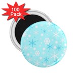 Blue Xmas pattern 2.25  Magnets (100 pack) 