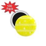 Yellow Xmas 1.75  Magnets (100 pack) 