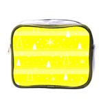 Yellow Xmas Mini Toiletries Bags