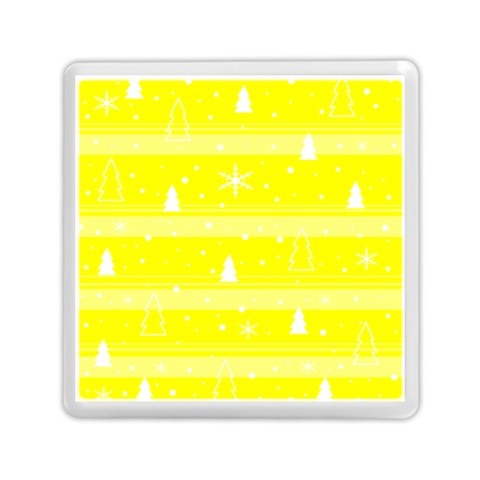 Yellow Xmas Memory Card Reader (Square)  from ZippyPress Front