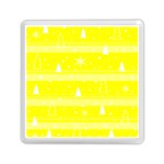 Yellow Xmas Memory Card Reader (Square) 