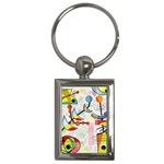 Happy day Key Chains (Rectangle) 
