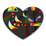 Happy day 2 Heart Mousepads