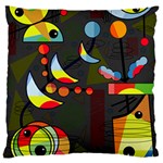 Happy day 2 Large Flano Cushion Case (Two Sides)