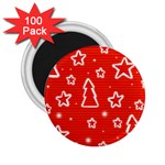 Red Xmas 2.25  Magnets (100 pack) 