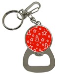 Red Xmas Bottle Opener Key Chains