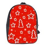 Red Xmas School Bags(Large) 