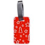 Red Xmas Luggage Tags (Two Sides)