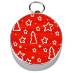 Red Xmas Silver Compasses