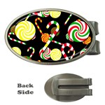 Xmas candies  Money Clips (Oval) 