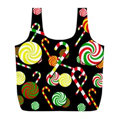 Xmas candies  Full Print Recycle Bags (L)  from ZippyPress Front