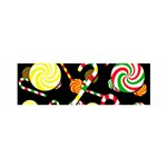 Xmas candies  Satin Scarf (Oblong)
