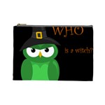Who is a witch? - green Cosmetic Bag (Large) 