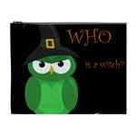 Who is a witch? - green Cosmetic Bag (XL)
