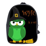 Who is a witch? - green School Bags (XL) 