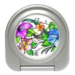 Tropical Hibiscus Flowers Travel Alarm Clocks