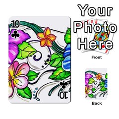 Tropical Hibiscus Flowers Playing Cards 54 Designs  from ZippyPress Front - Club10