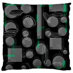 Come down - green Standard Flano Cushion Case (Two Sides)