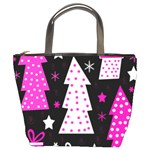 Pink playful Xmas Bucket Bags