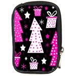 Pink playful Xmas Compact Camera Cases