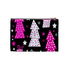 Pink playful Xmas Cosmetic Bag (Medium)  from ZippyPress Back