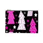 Pink playful Xmas Cosmetic Bag (Large) 