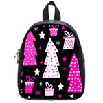 Pink playful Xmas School Bags (Small) 
