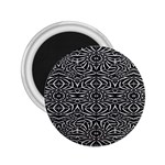 Black and White Tribal Pattern 2.25  Magnets