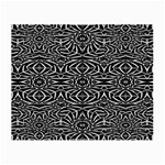 Black and White Tribal Pattern Small Glasses Cloth (2-Side)