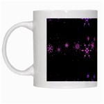 Purple elegant Xmas White Mugs