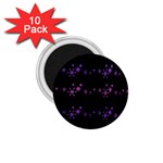 Purple elegant Xmas 1.75  Magnets (10 pack) 