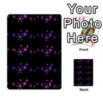 Purple elegant Xmas Multi-purpose Cards (Rectangle) 