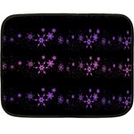 Purple elegant Xmas Fleece Blanket (Mini)