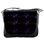 Purple elegant Xmas Messenger Bags